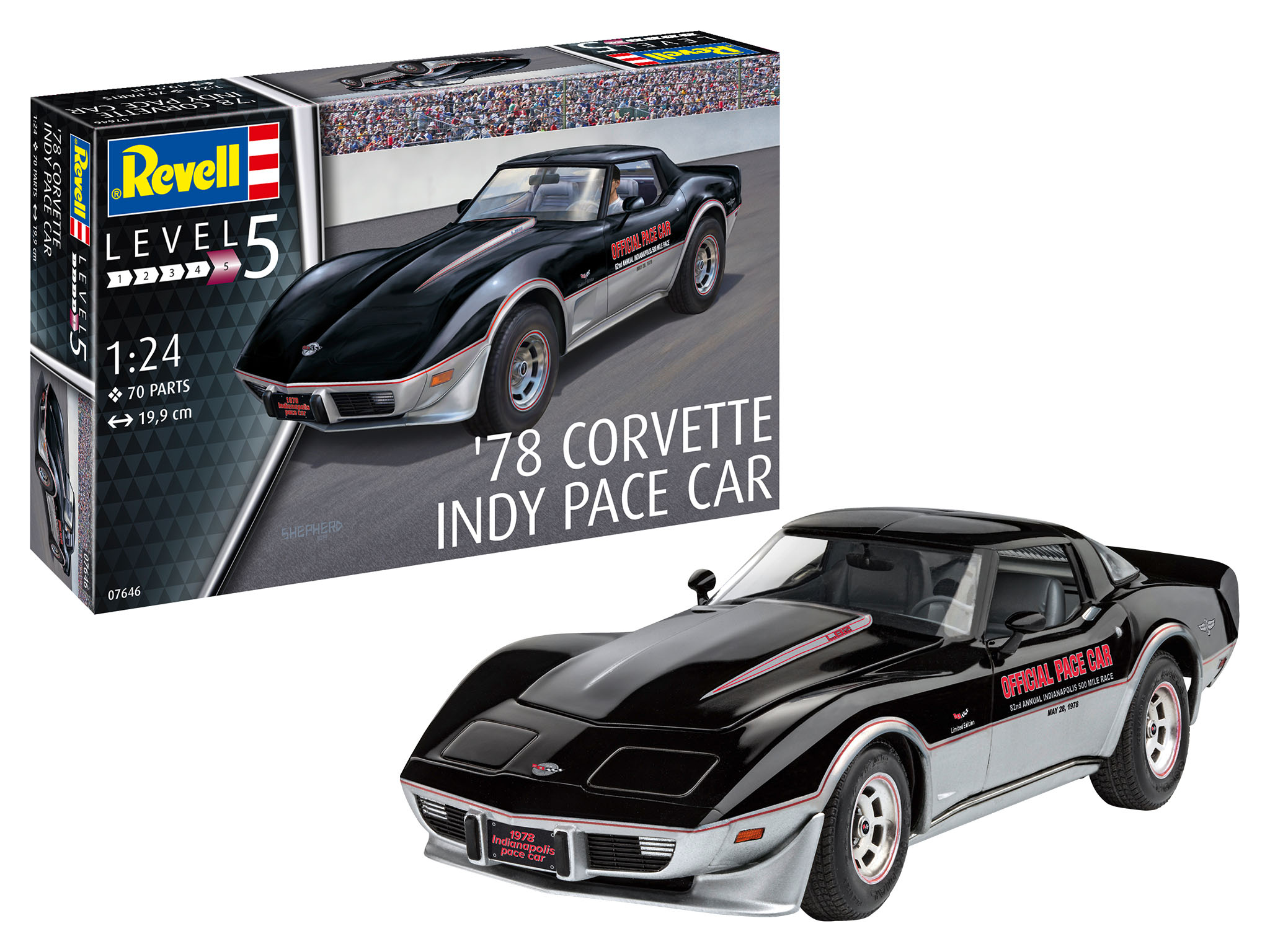Revell 07646 '78 Corvette Indy Pace Car 1:24 Bausatz