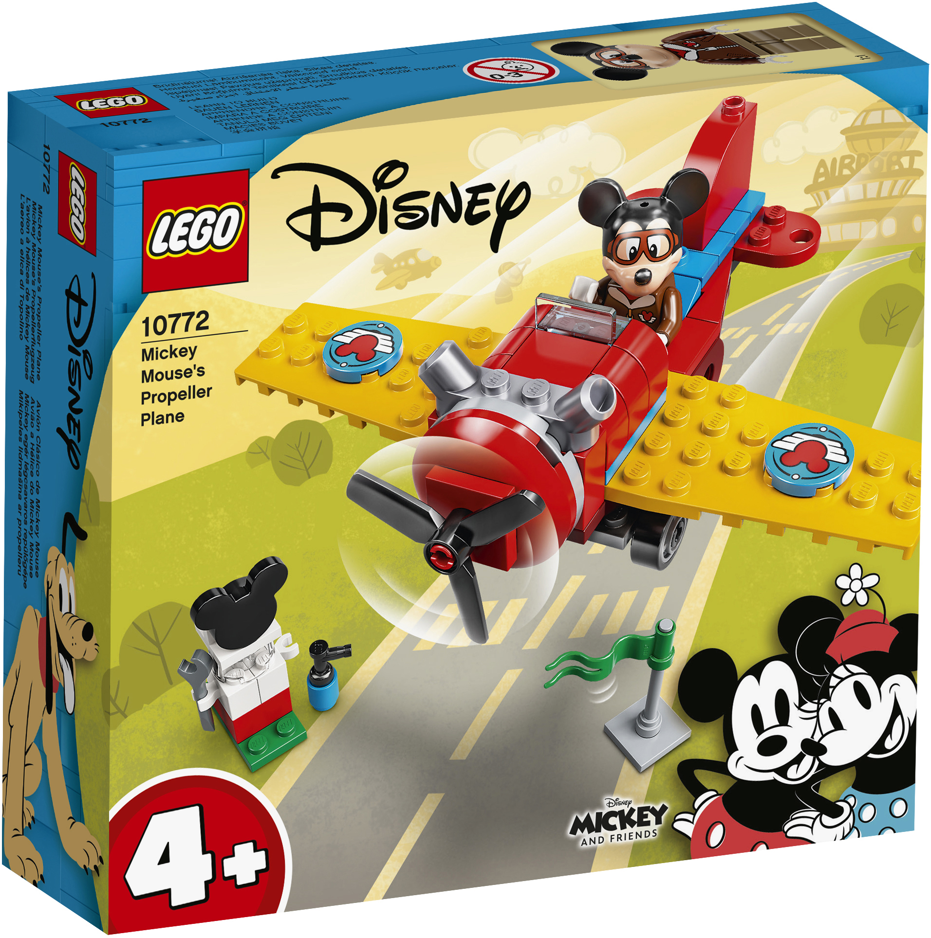 LEGO® Mickey and Friends, Mickey Mouse's Propellerflugzeug 10772, 59 Teile, Alter: 4+