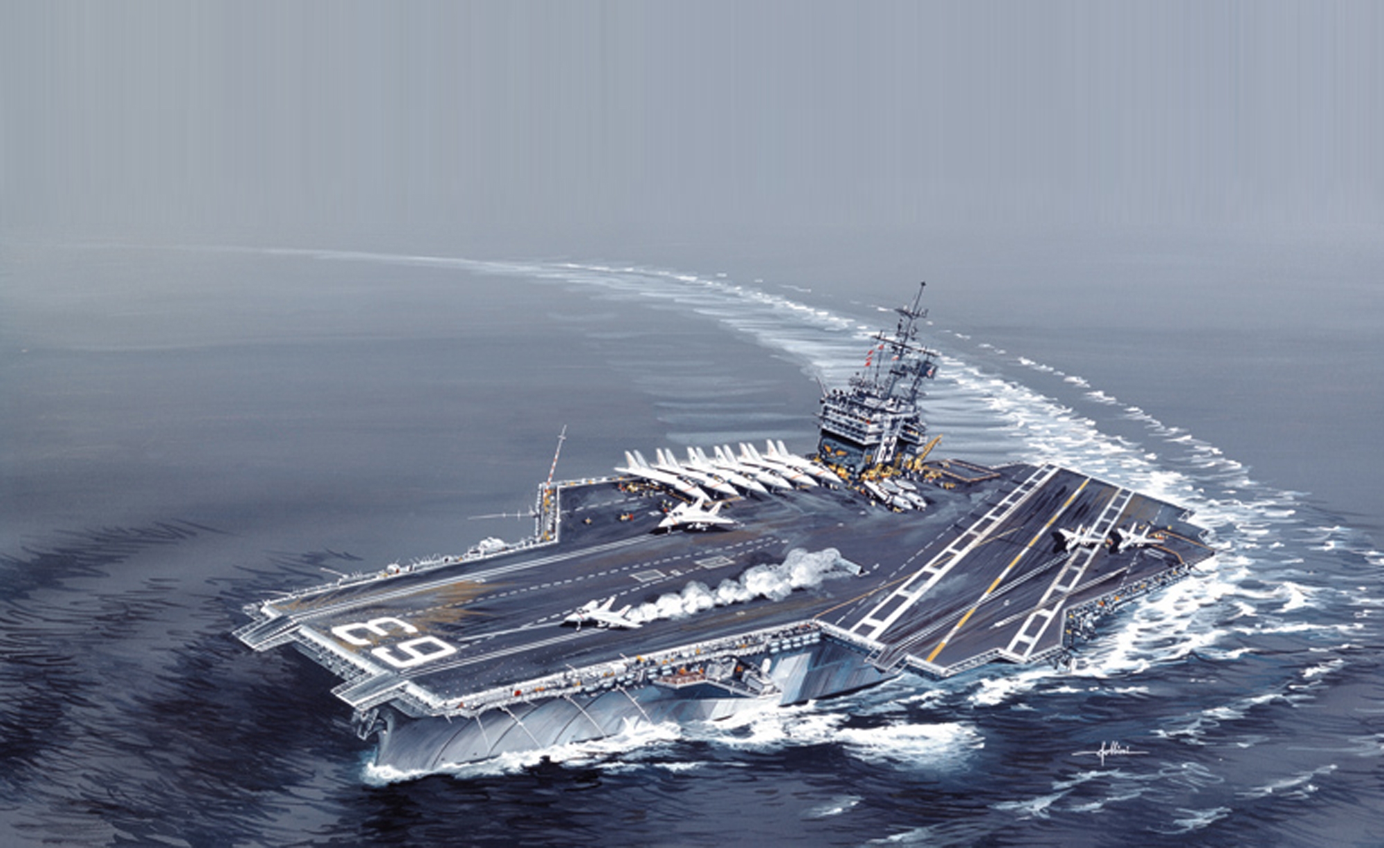 ITALERI 1:720 USS Kitty Hawk CV-63