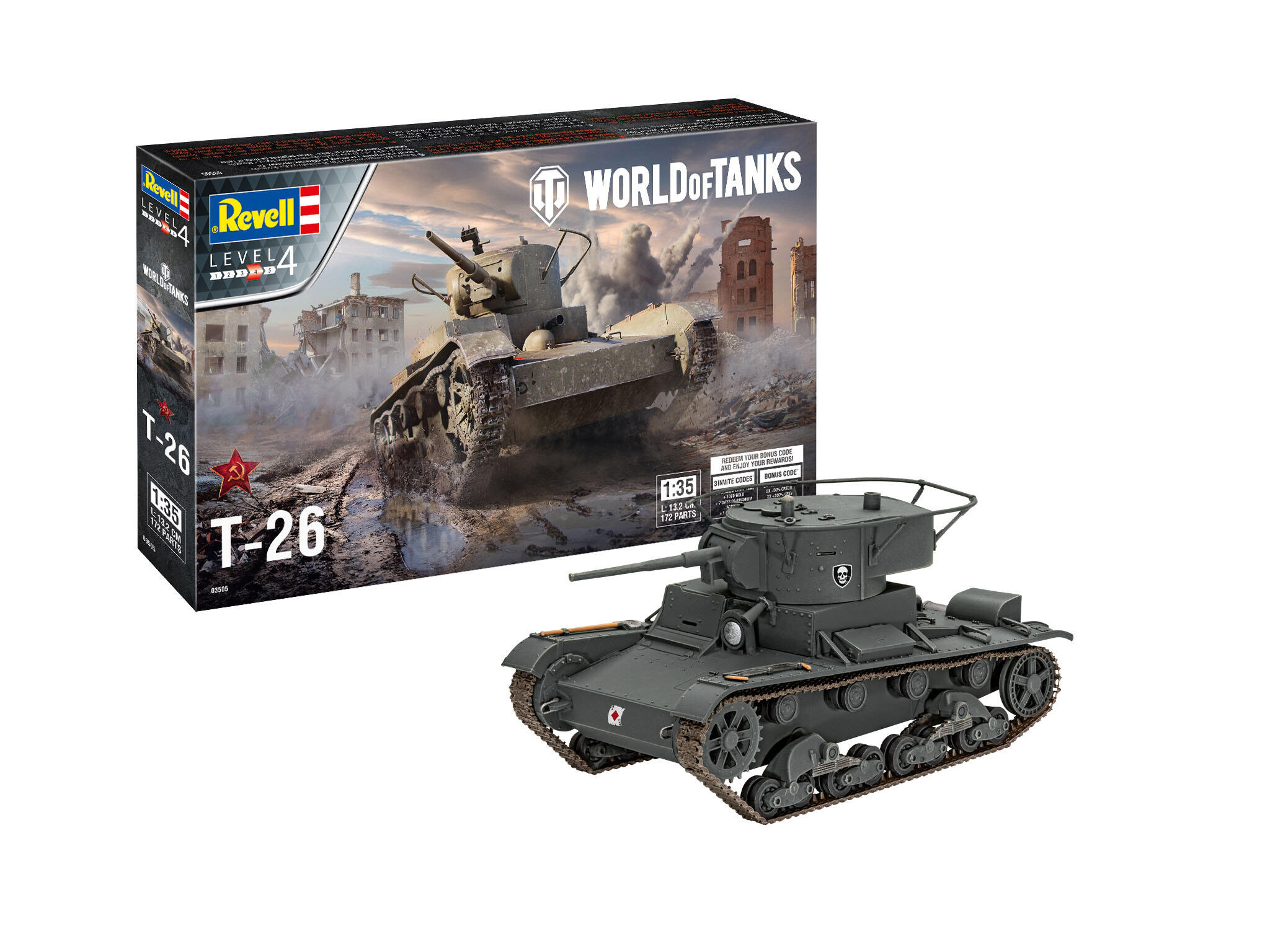 Revell 03505  T-26 "World of Tanks"