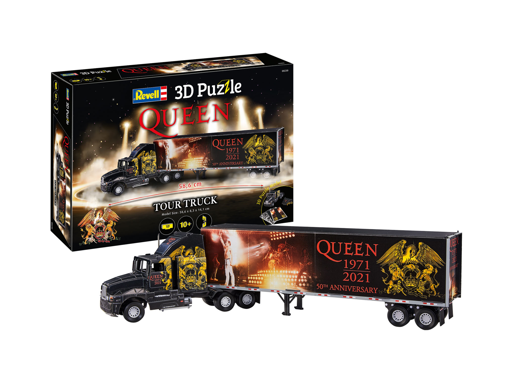 Revell 3D Puzzle 00230 QUEEN Tour Truck - 50th Anniversary