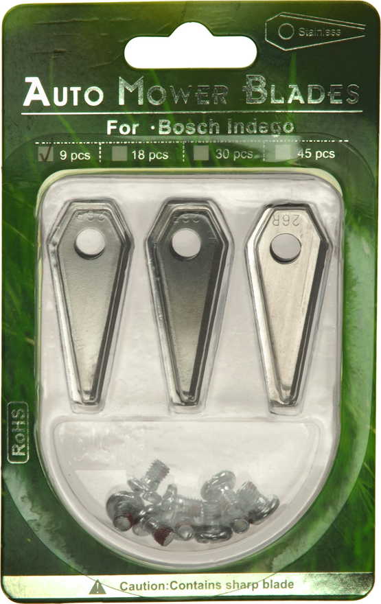 Messer für Mähroboter für Bosch:Indego 1000 Connect, Indego 1300, Indego 800