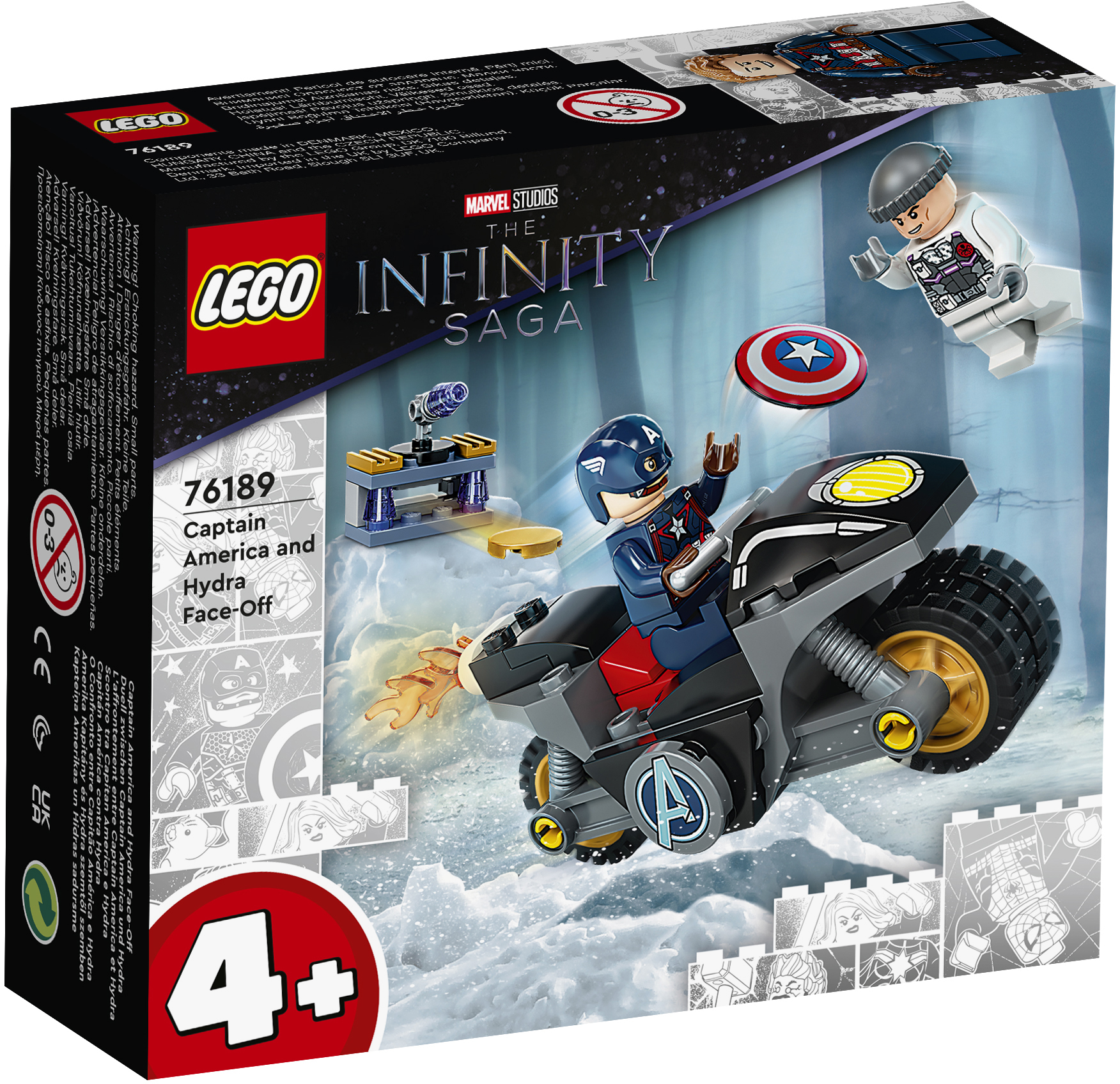 LEGO® Marvel Super Heroes™ Duell zwischen Captain America und Hydra 76189, 49 Teile, Alter: 4+