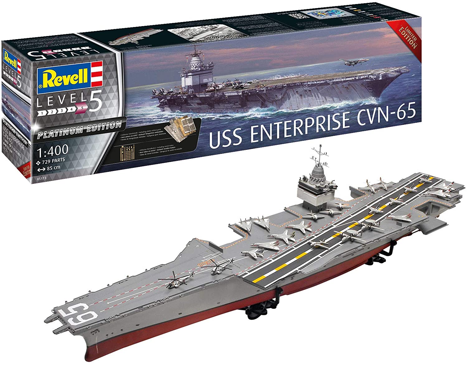 Revell 05173 USS Enterprise CVN-65 Platinum Edition 1:400 Bausatz