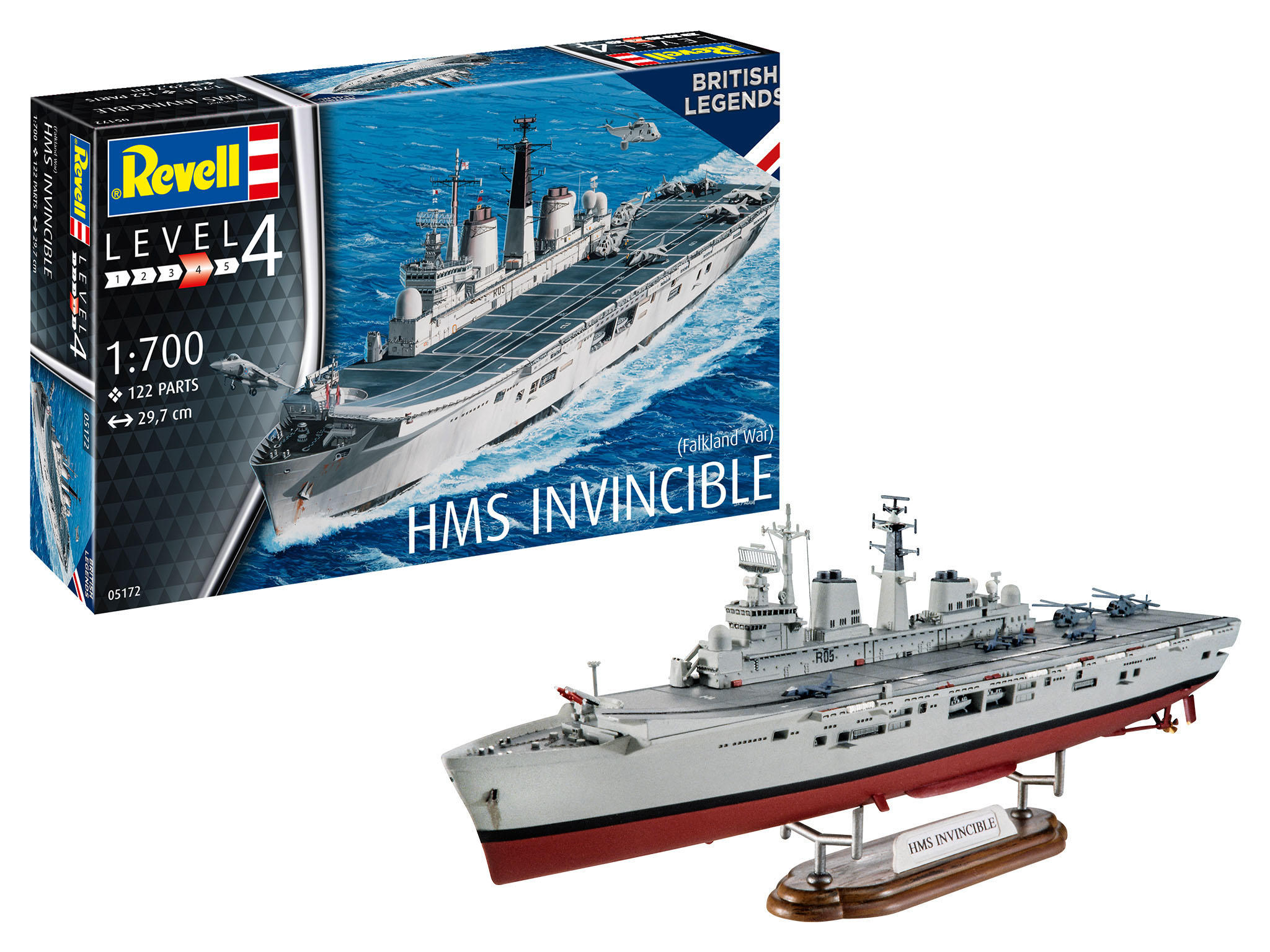 Revell 05172 HMS Invincible (Falkland War), Bausatz, 1:700