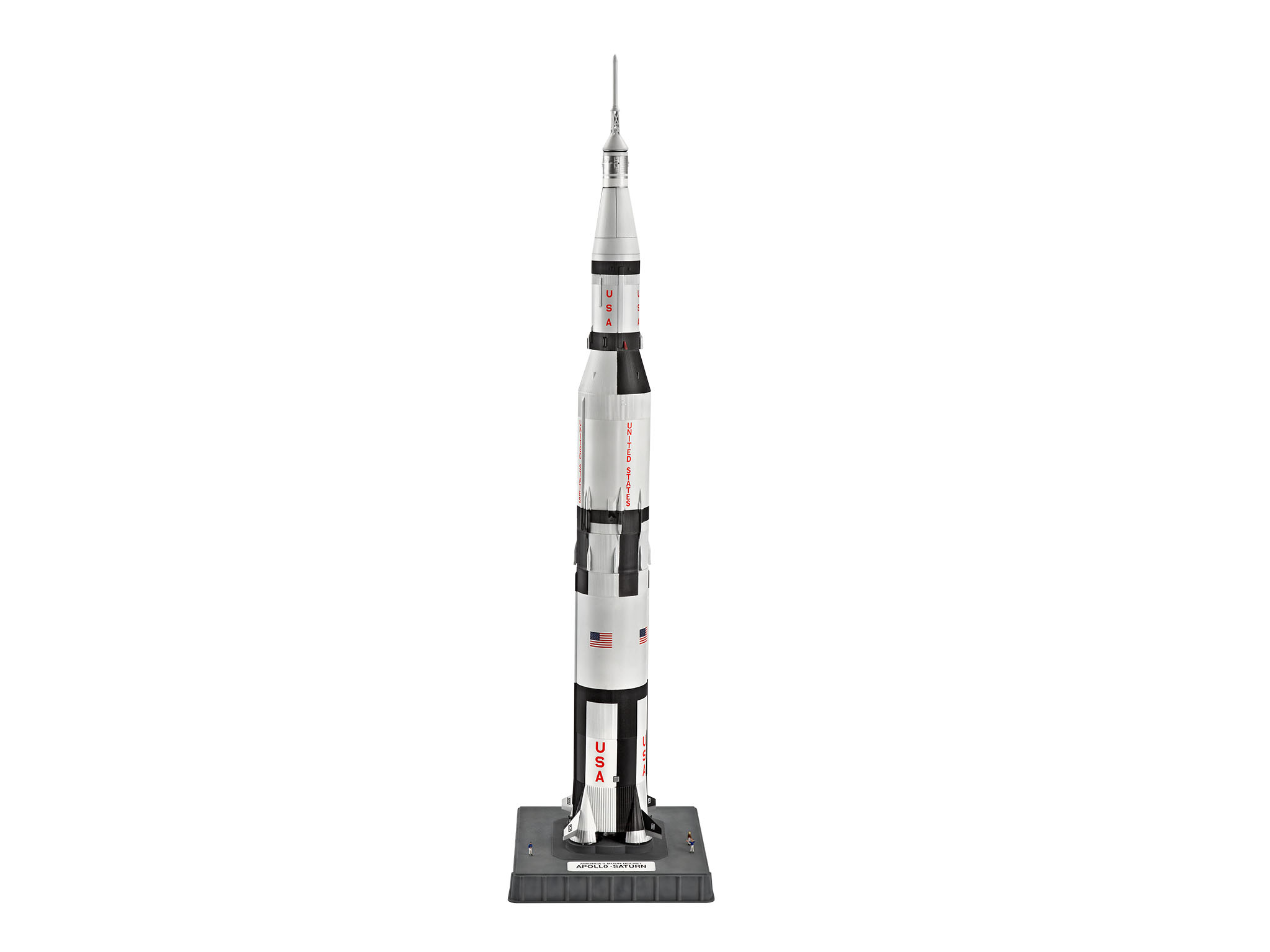 Revell Modellbau 04909 - Apollo Saturn V im Maßstab 1:144