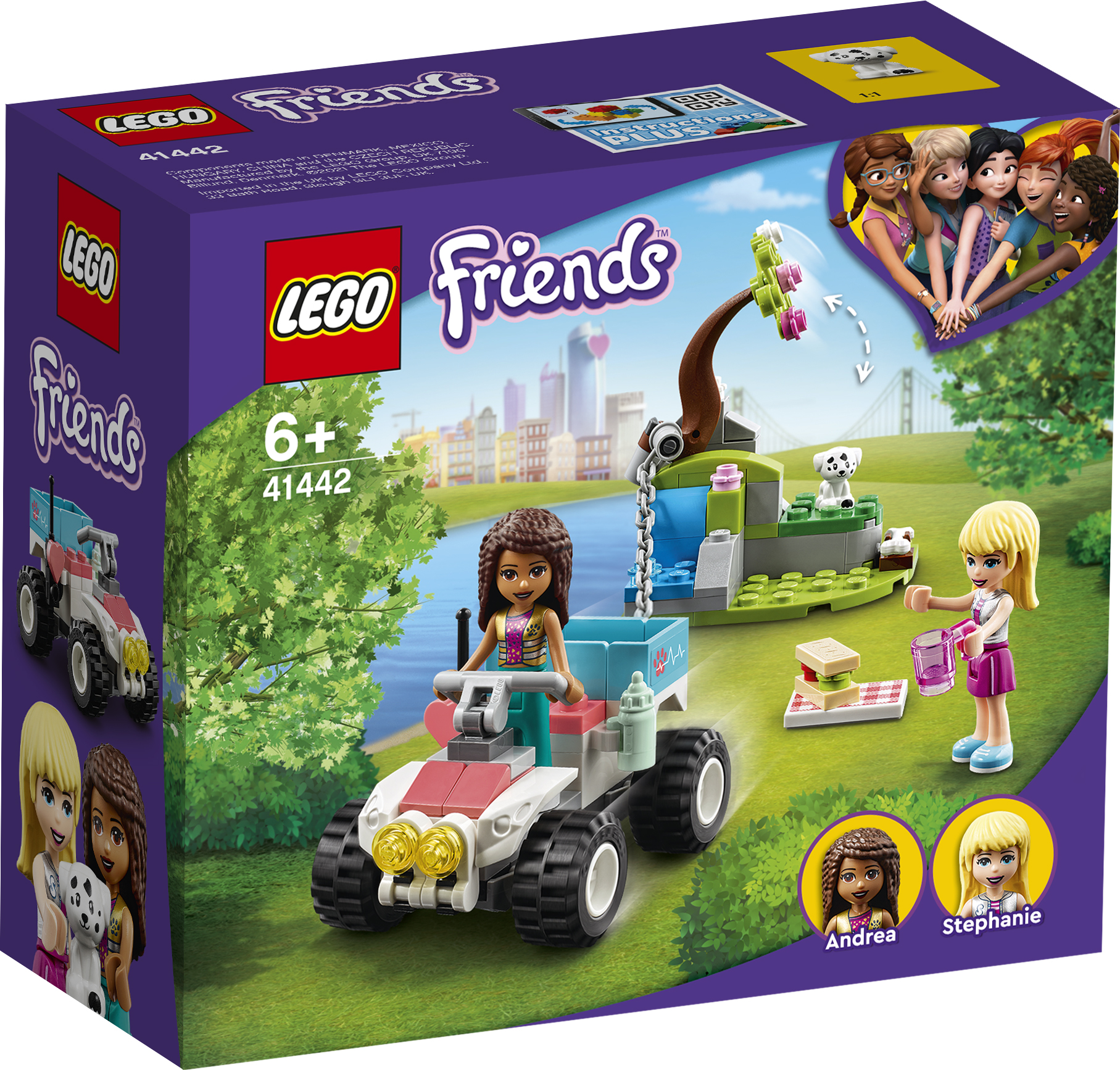 LEGO® Friends Tierrettungs-Quad 41442, 100 Teile, Alter: 6+