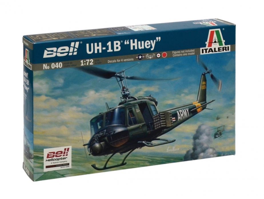 ITALERI 1:72 UH-1B "Huey", Bausatz
