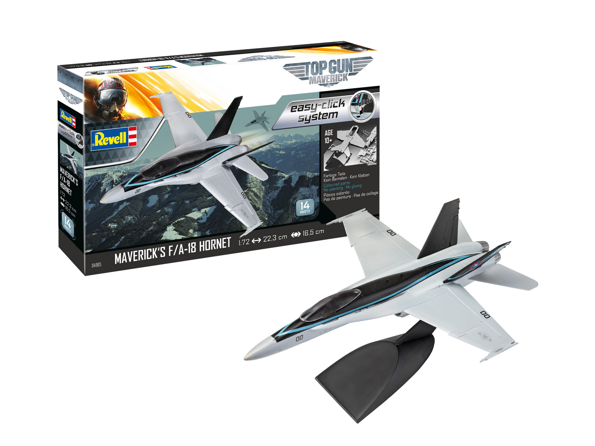 Revell 04965 Maverick's F/A-18 Hornet ‘Top Gun: Maverick’ easy-click